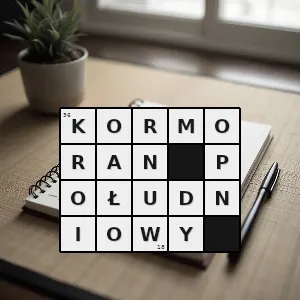 Hasło krzyżówkowe kormoran niebieskooki - kormoran południowy – rozwiązanie, synonimy, podpowiedzi i definicje krzyżówkowe